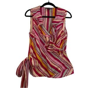 Lauren Ralph Wrap Blouse